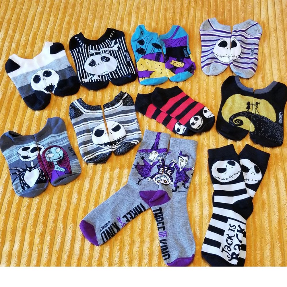 Disney Nightmare Before Christmas Socks 10 pairs